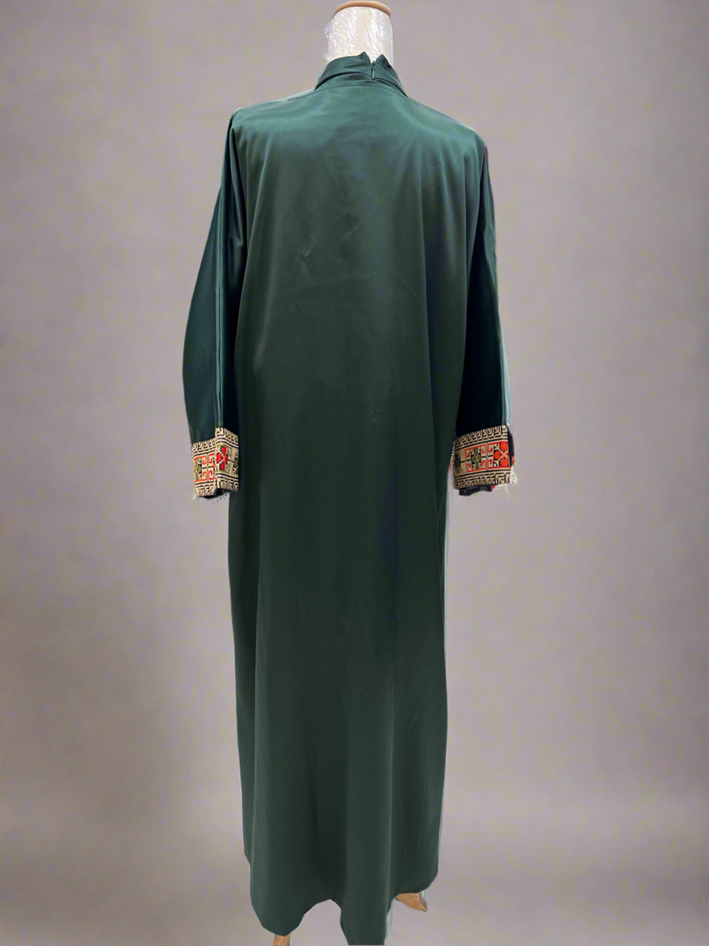 Dark Green Two-Piece Abaya