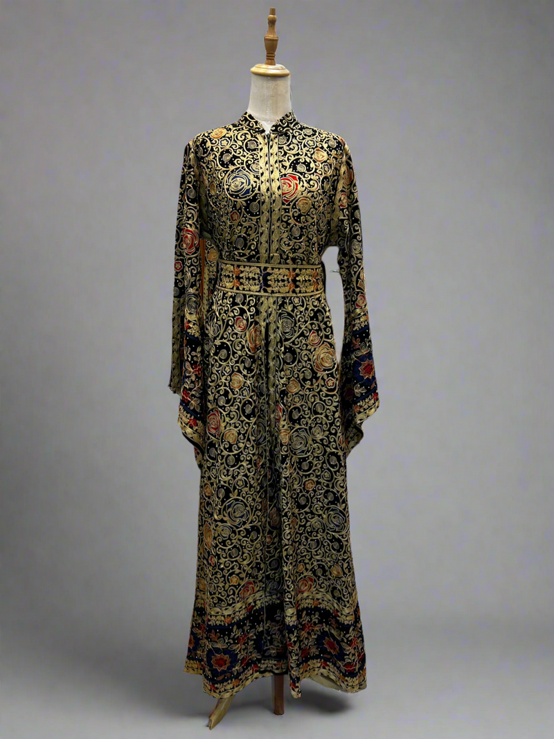 Elegantly Loom Embroidered Dress