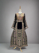 Malka Velvet Thobe - Purple