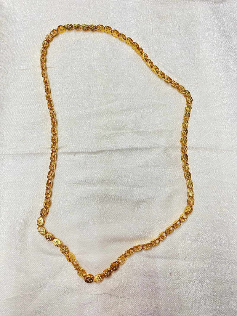 Gold plated halabe neckless