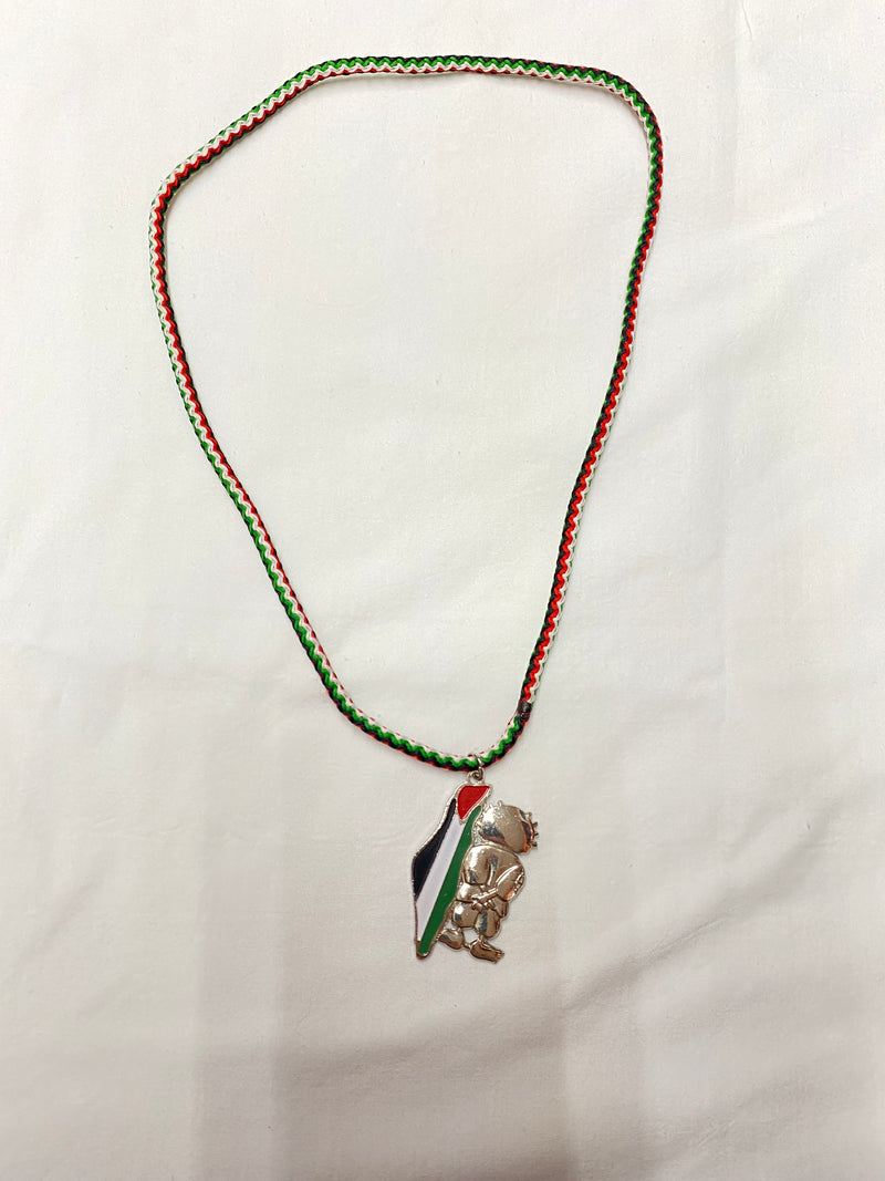 palestinian handala neckless