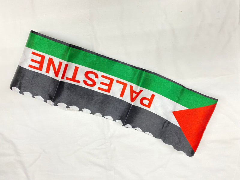 palestine flag scarf