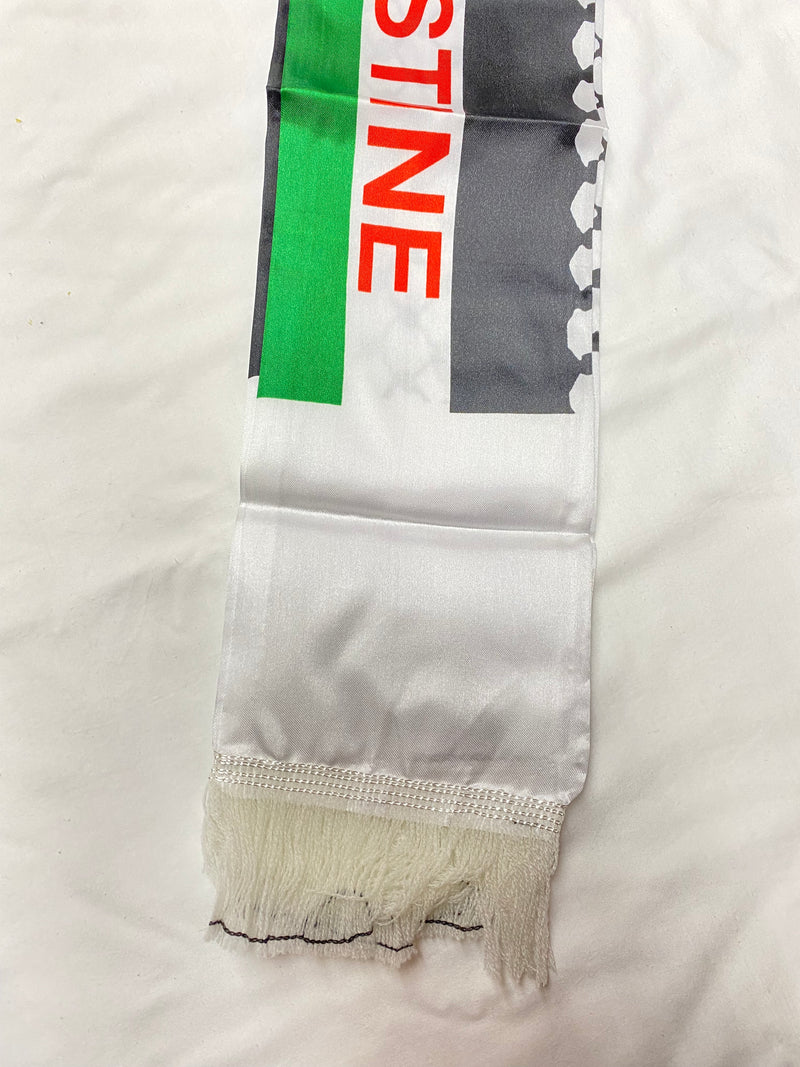 palestine flag scarf